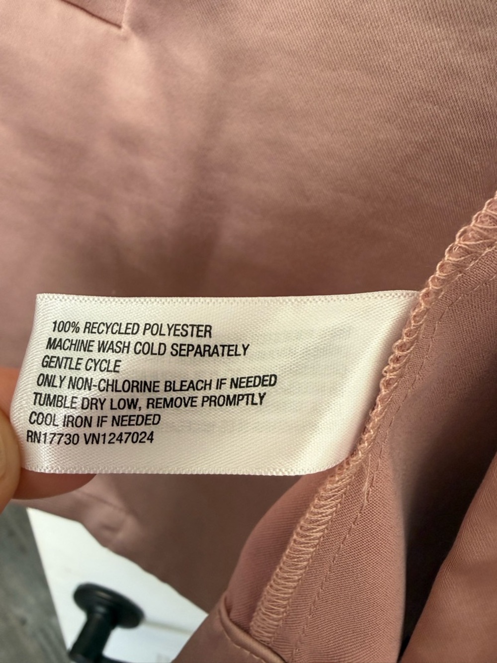 a new day Blush Pink Single-Button Satin Blazer - Picture 6 of 7